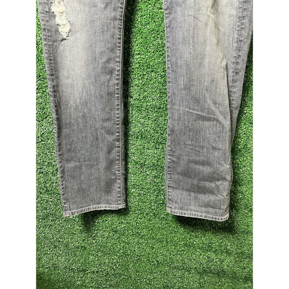 7 For All Mankind Jeans THE STRAIGHT, Black Size 38x33 - Picture 3 of 14